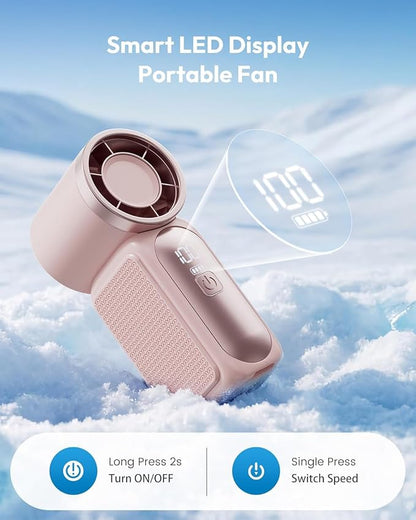 Super Mini Handheld Fan | 6-Speed USB Rechargeable