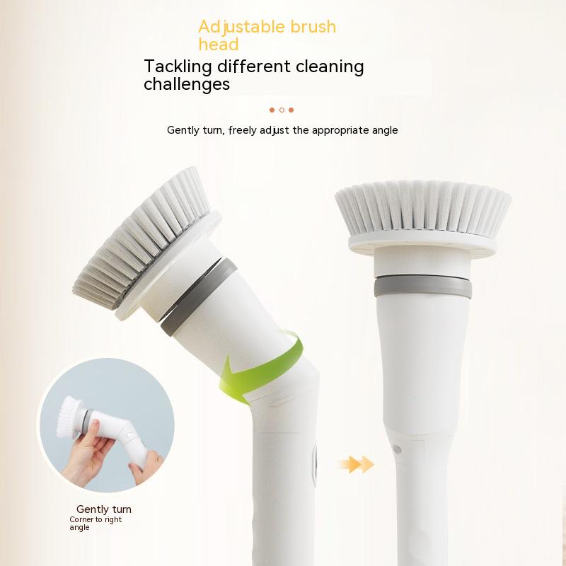 Cordless Electric Spin Scrubber with 8 Brush Heads – Bomves