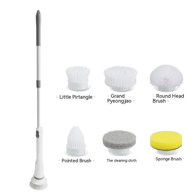 Cordless Electric Spin Scrubber with 8 Brush Heads – Bomves
