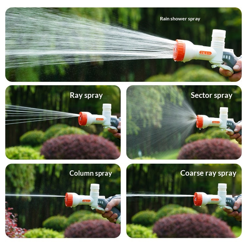 Gardening Watering Outdoor Pet Shower Foldable Electric Flush Device