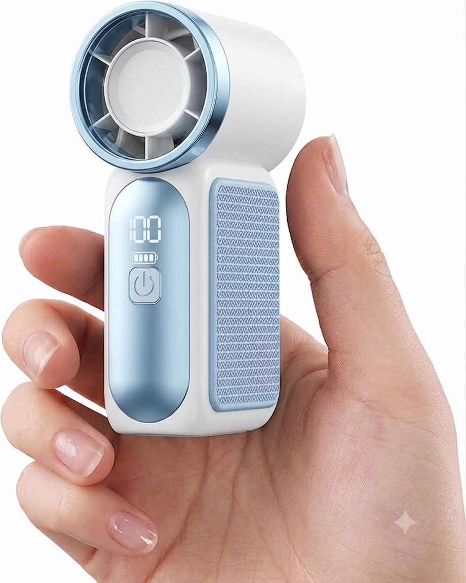 Super Mini Handheld Fan | 6-Speed USB Rechargeable