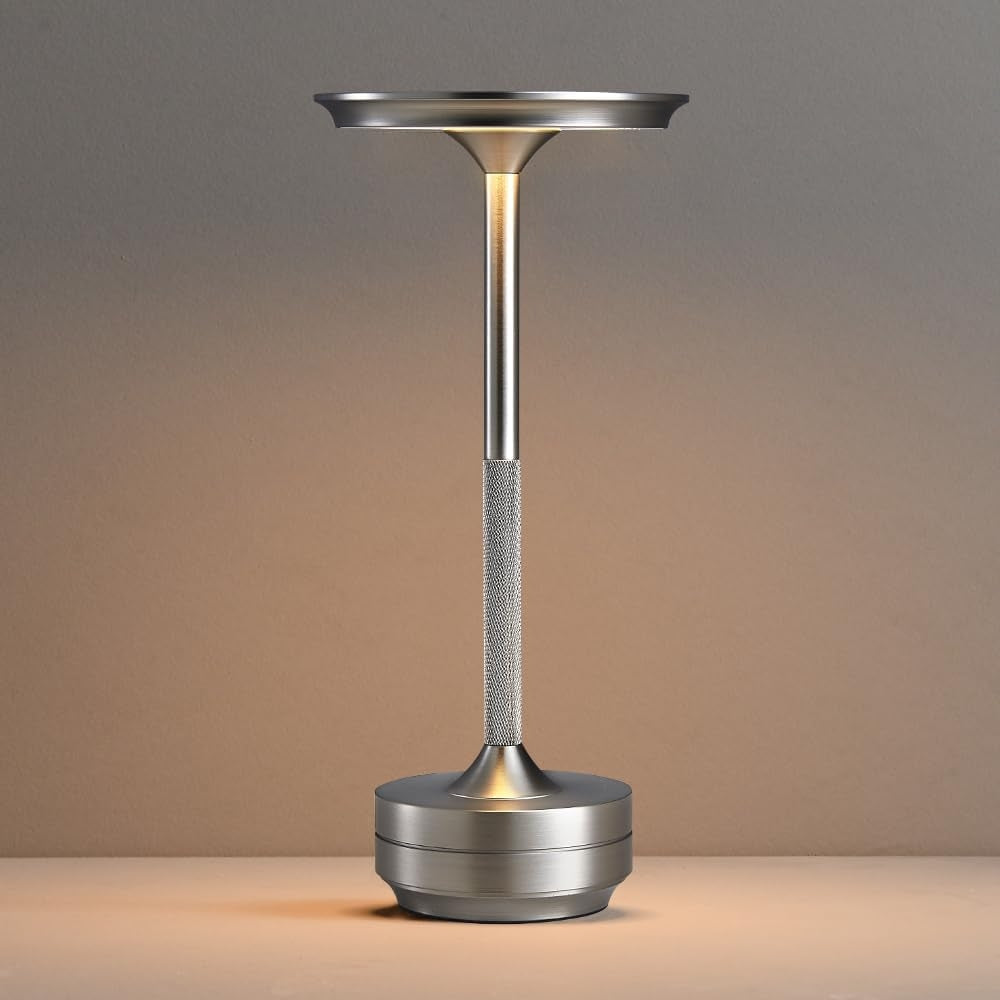 SR Premium Dimmable LED Table Lamp – Touch Control, Aluminum, Warm White