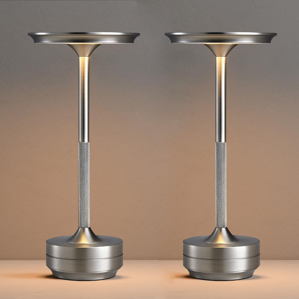 SR Premium Dimmable LED Table Lamp – Touch Control, Aluminum, Warm White